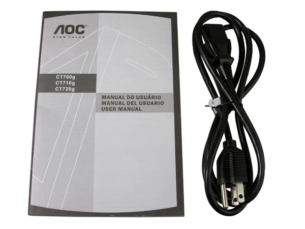 Monitor AOC de 17 Pulgadas, Color Negro