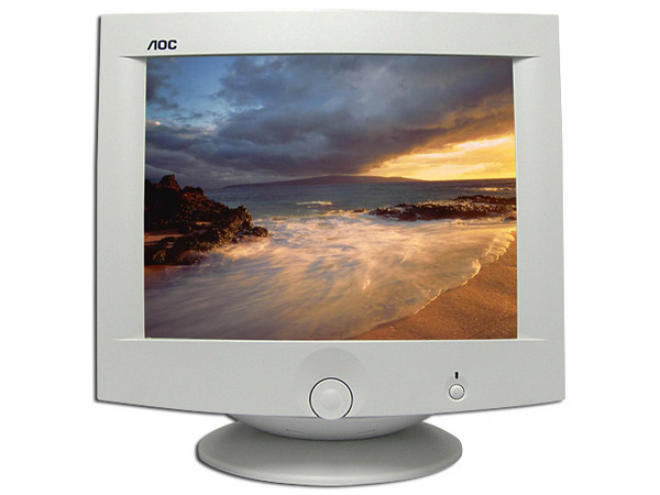 Monitor AOC de 17 Pulgadas, Color Beige