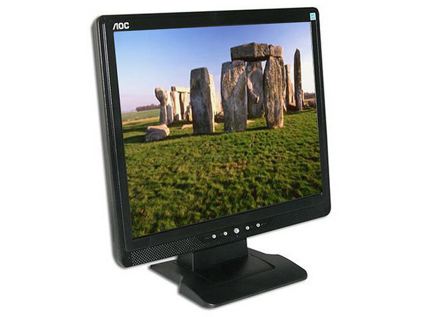 Monitor LCD - AOC de 15 Pulgadas, Color Negro