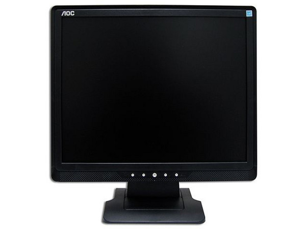 Monitor LCD - AOC de 17 Pulgadas, Color Negro