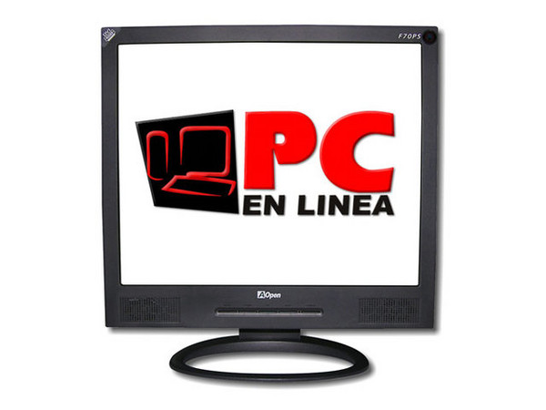 Monitor LCD AOpen F70PS-DVI de 17Pulg. con bocinas integradas.