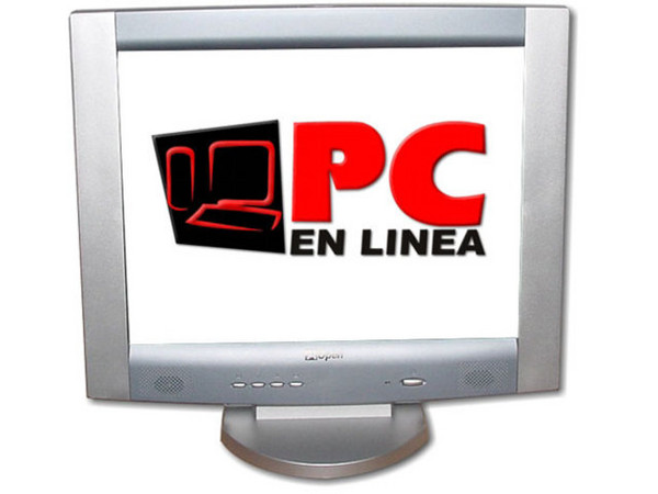 Monitor LCD AOpen de 15 Pulg. Color Gris con Azul