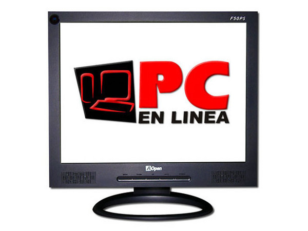 Monitor LCD AOpen F50PS de 15Pulg. Color Negro