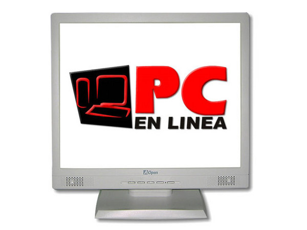 Monitor LCD AOpen F77JS de 17 Pulg. con Bocinas