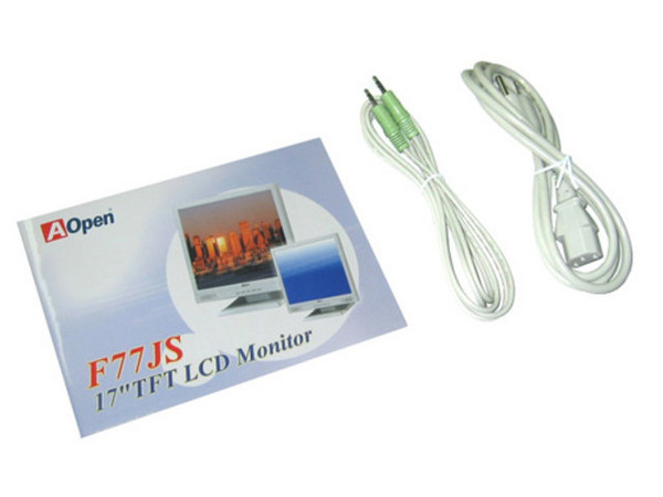 Monitor LCD AOpen F77JS de 17 Pulg. con Bocinas