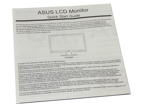 Monitor LED Asus de 23