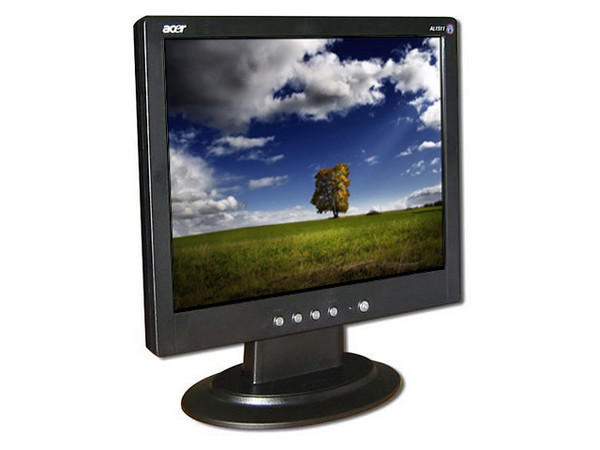 Monitor LCD Acer AL1511B de 15Pulg. Color Negro.