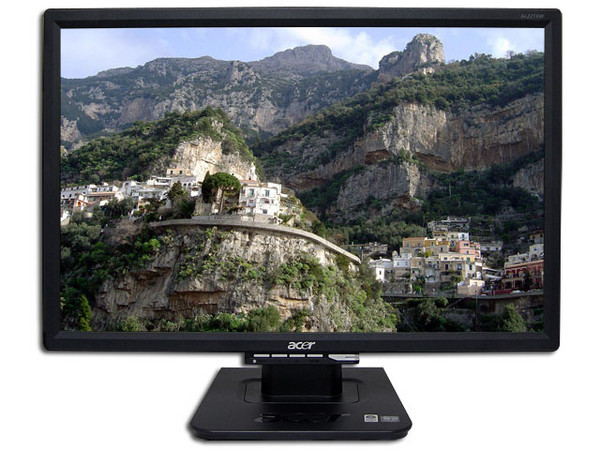 Monitor LCD Acer AL2216Wbd Widescreen de 22Pulg. Resolución 1680x1050, DVI con HDCP.