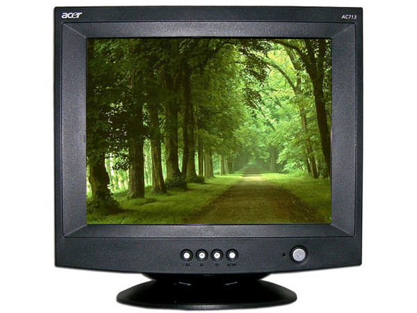 Monitor Acer AC713 CRT de 17 Pulg. Color Negro