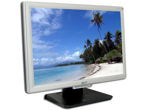 Monitor LCD Acer  AL2416 Widescreen de 24Pulg. Resolución 1920x1200, DVI con HDCP.