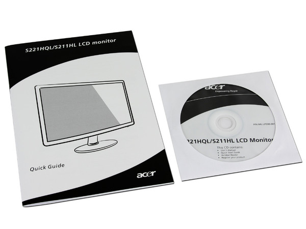Monitor LED Acer Widescreen 21.5