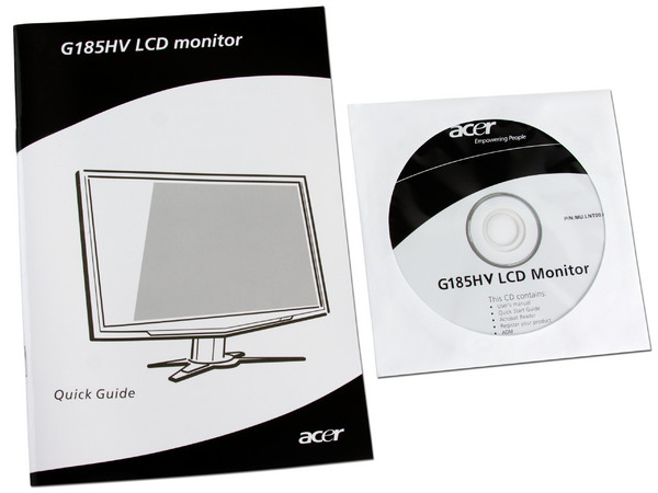 Monitor LCD Acer Widescreen de 18.5