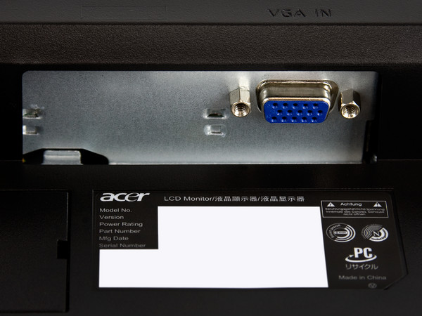 Monitor LCD Acer Widescreen de 18.5