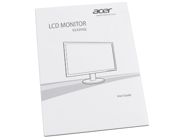 Monitor LED Acer K242HQL BBD de 23.6