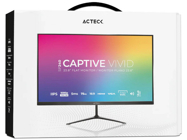 Monitor LED Acteck Captive Vivid de 23.8