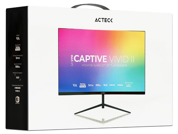 Monitor LED Acteck Captive Vivid II SP270 de 27