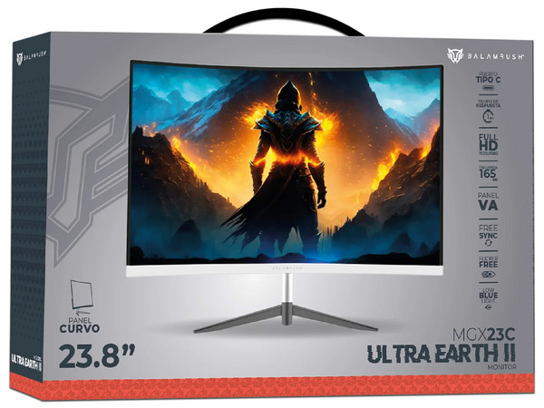 Monitor Gamer Curvo Balam Rush Ultra Eart II MGX23C de 23.8