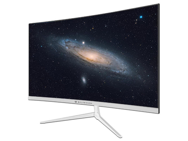 Monitor Balam Rush BR-943048 Andromeda MAG24Y, 23.8″, Full HD, Panel VA, HDMI, DP, VESA 100 mm, Color Blanco.