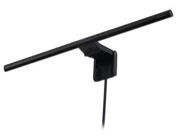 Lampara Para Monitor BenQ ScreenBar Pro, Iluminación central de hasta 1000lux. Color Negro.