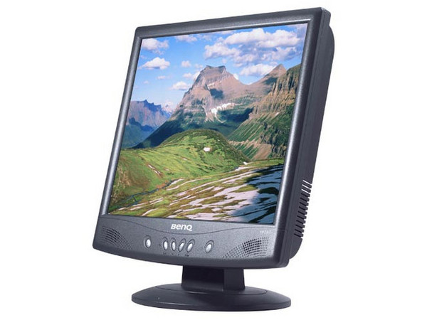 Monitor LCD BenQ FP767 de 17Pulg. Color Negro, con Bocinas Integradas.