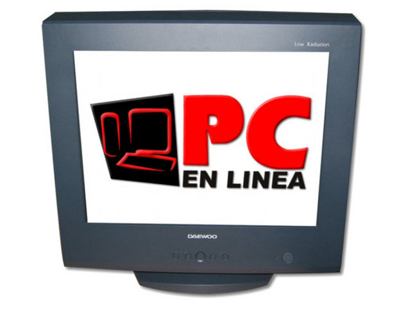 Monitor Daewoo de 19 pulgadas, Flat Screen, Color Negro.