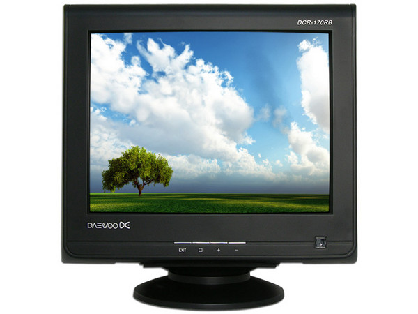 Monitor Daewoo DCR-170RB de 17 pulgadas, Color Negro