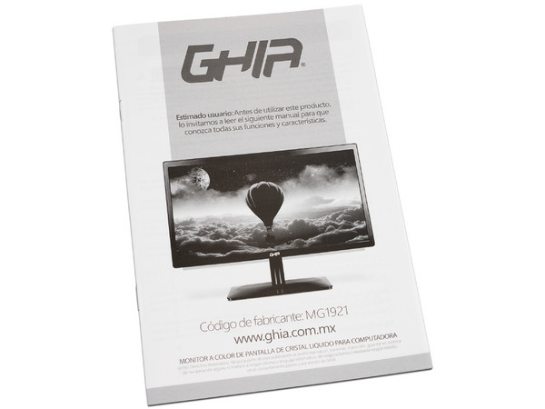Monitor LED GHIA MG1921 de 19.5
