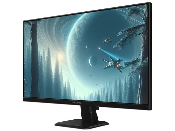 Monitor Gamer Gigabyte GS27F, pantalla SS IPS, resolución Full HD 1920x1080, 1ms, 170Hz, HDR, puertos HDMI y DisplayPort, color negro.