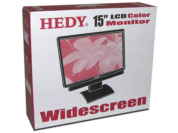Monitor LCD HEDY Widescreen de 15.4