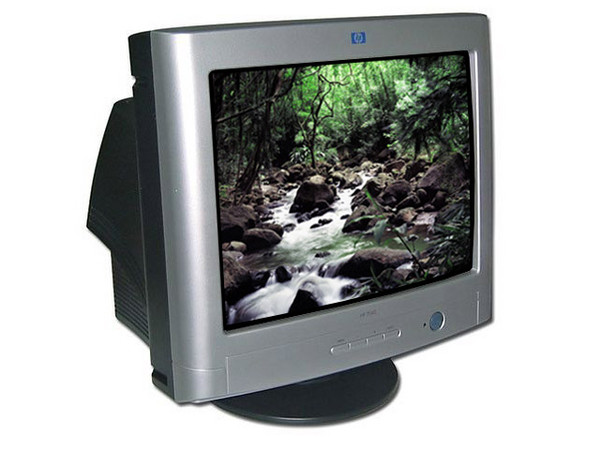 Monitor HP 7540 de 17 Pulgadas, Color Negro/Plata
