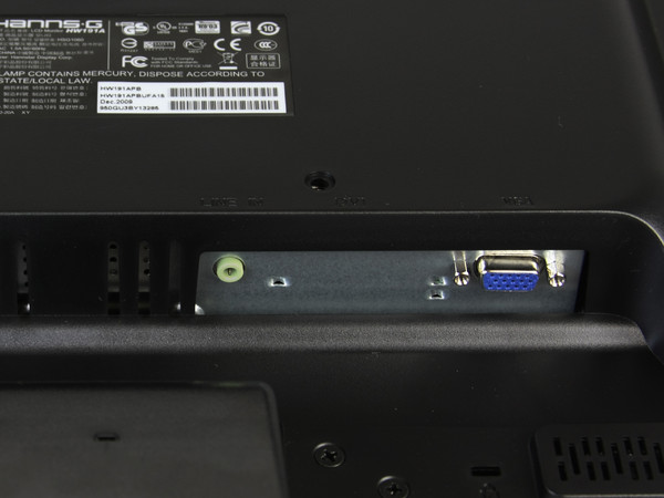 Monitor LCD Hanns.G Widescreen de 19