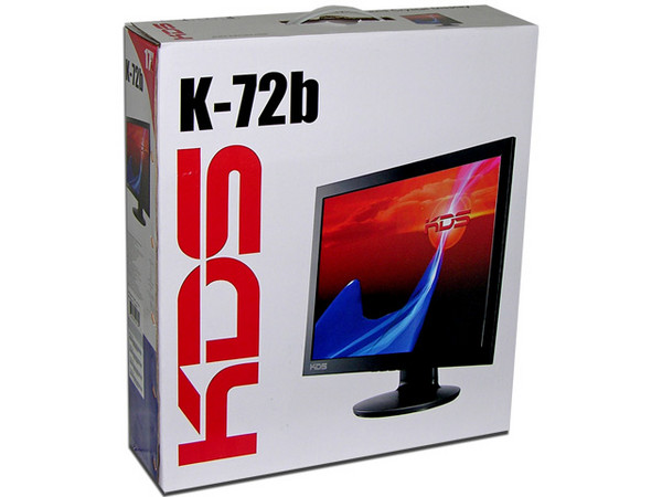 Monitor LCD KDS K-72B de 17 Pulg., Color Negro.
