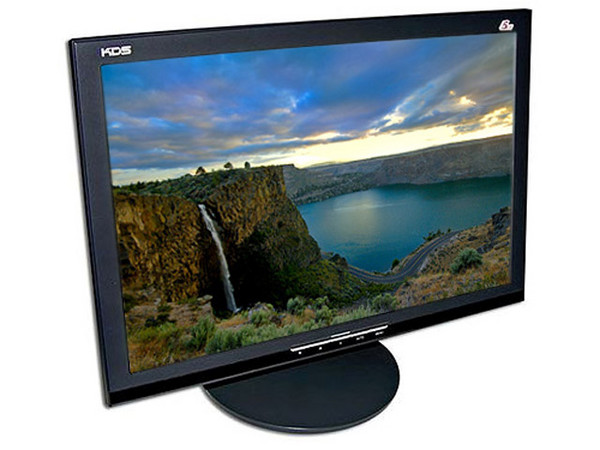 Monitor LCD KDS K-92MDWb de 19 Pulg. Widescreen, Color Negro.