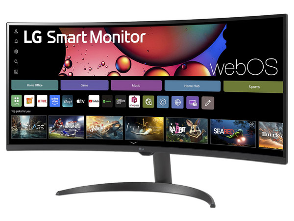 Monitor Curvo Smart LG 34SR60QC de 34