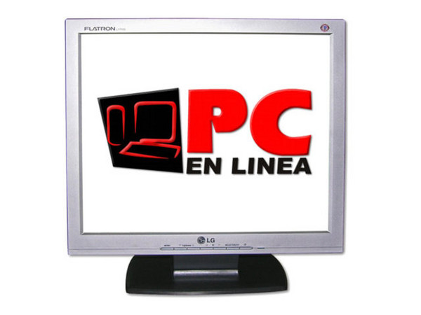 Monitor LCD LG FLATRON de 17Pulg. Modelo L1715S, Color Negro-Plateado