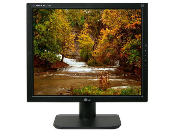 Monitor LCD LG de 17 Pulgadas, Color Negro.