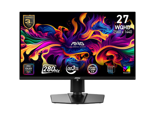 Monitor OLED MSI MAG 271QP QD-OLED X28 de 27