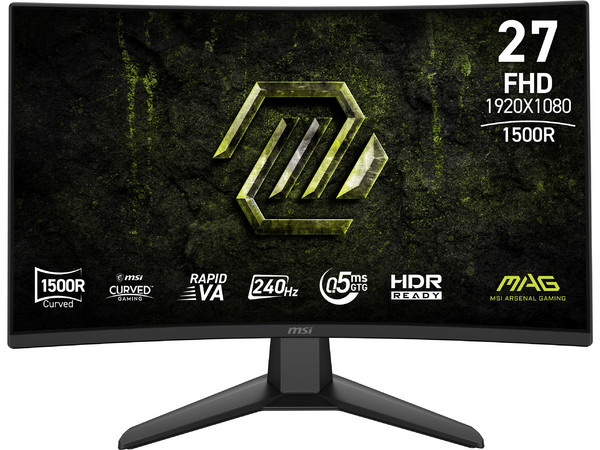 Monitor Curvo Gamer MSI MAG 274CF X24 de 27
