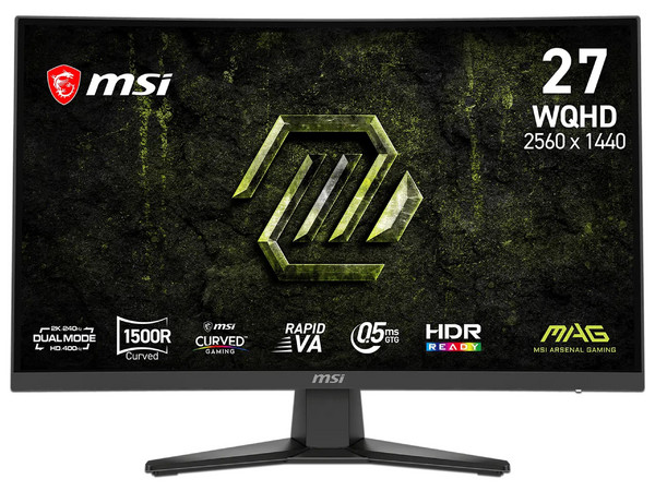 Monitor Gamer MSI MAG 275CQDF X24 de 27