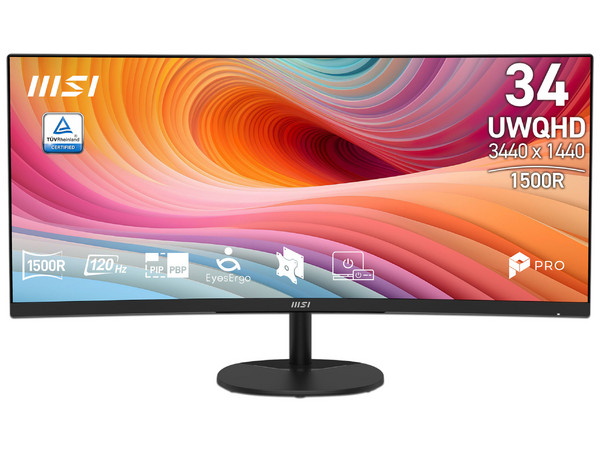 Monitor Curvo IPS MSI PRO MP341CQ E12 de 34
