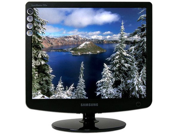 Monitor LCD Samsung 732N de 17 Pulg., Color Negro.