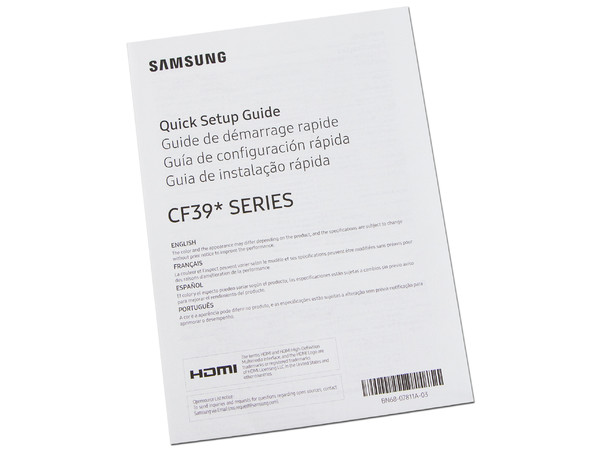 Monitor Curvo Samsung C27F390FHL de 27