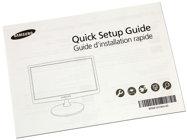 Monitor LED Samsung Widescreen 18.5