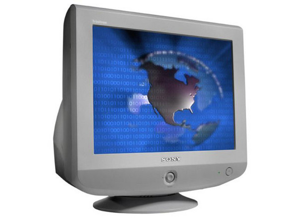 Monitor Sony StylePro 17Pulg. Trinitron, Gris con Azul.