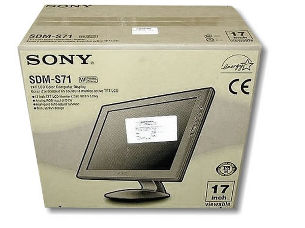 Monitor LCD Sony SDM-S71, 17Pulg
