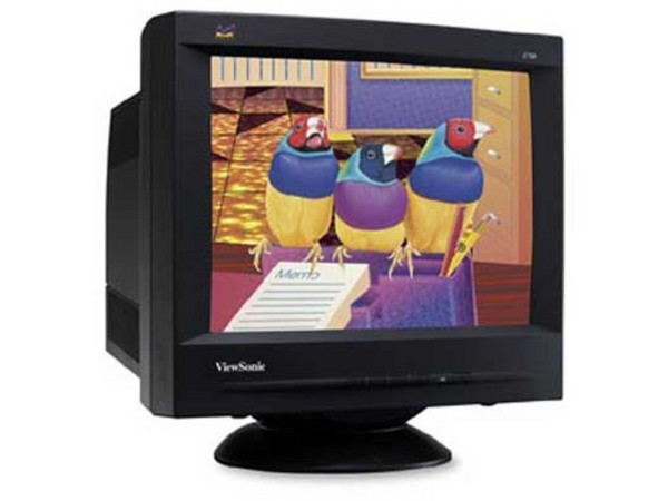 Monitor ViewSonic E70B de 17Pulg, Color Negro.