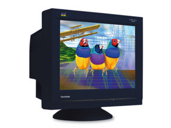 Monitor ViewSonic G220FB de 21pds, Pantalla Plana, Color Negro