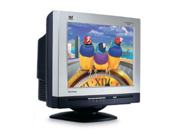 Monitor ViewSonic P70F de 17Pulg, PerfectFlat, color Negro con Plata