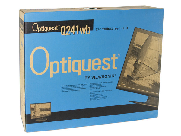 Monitor LCD ViewSonic Optiquest Widescreen de 24
