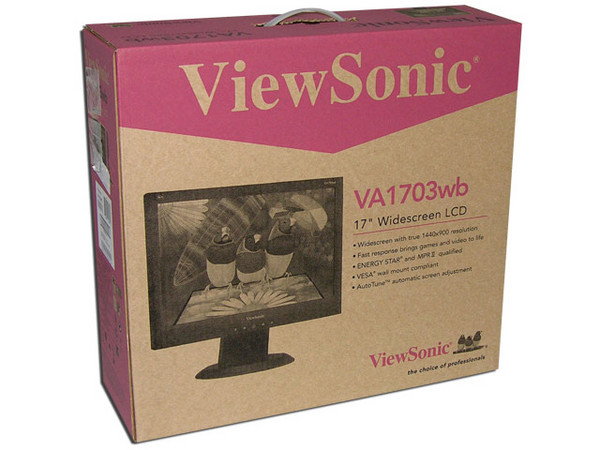 Monitor LCD ViewSonic Widescreen 17